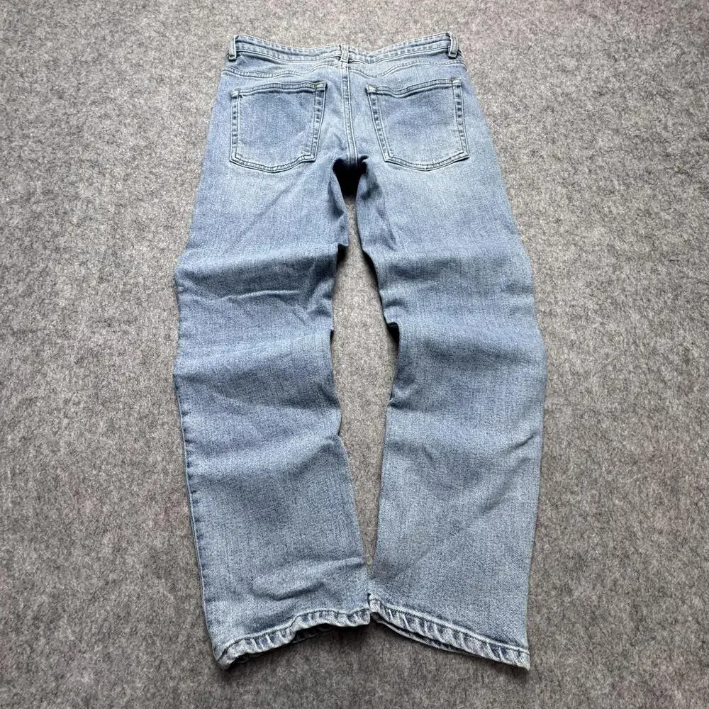 Acne Studios Row Clean LT VTG Jeans Mens 27x32 Blue Light Wash Straight Denim